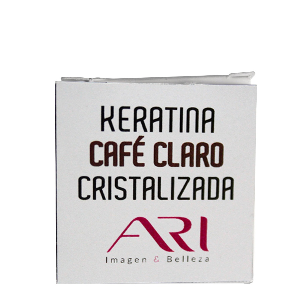 KERATINA CRISTALIZADA CAFE 30 GR.