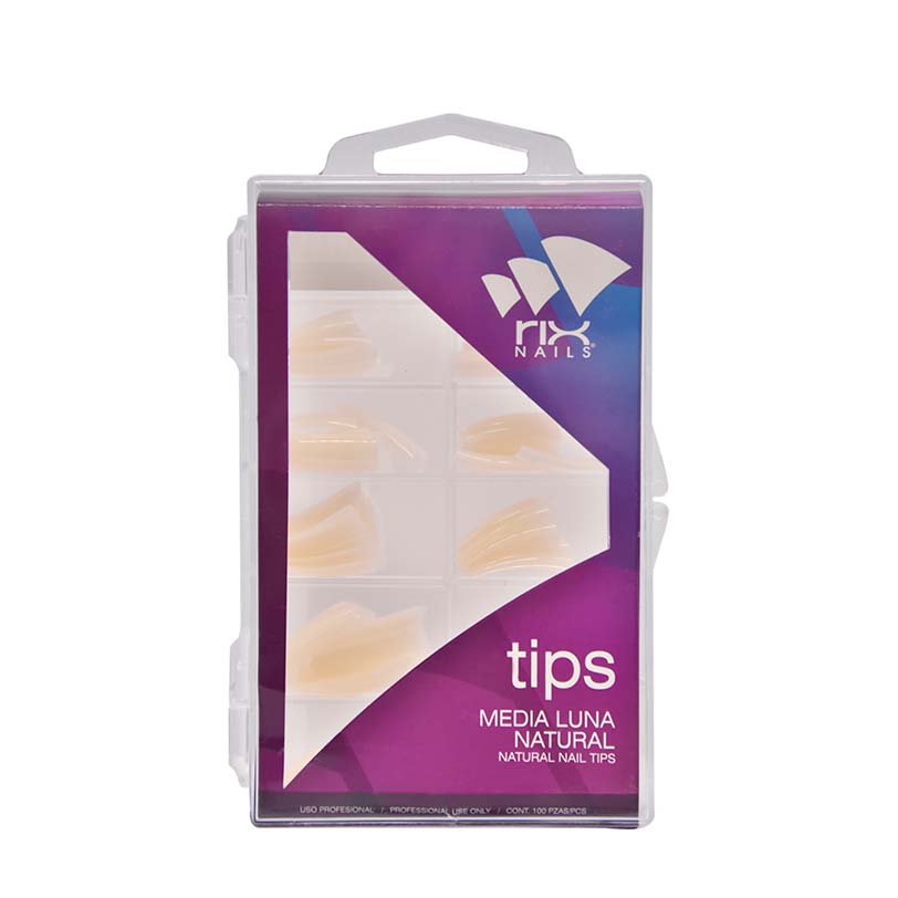 CAJA DE UÑAS RIX CON 100 NATURAL